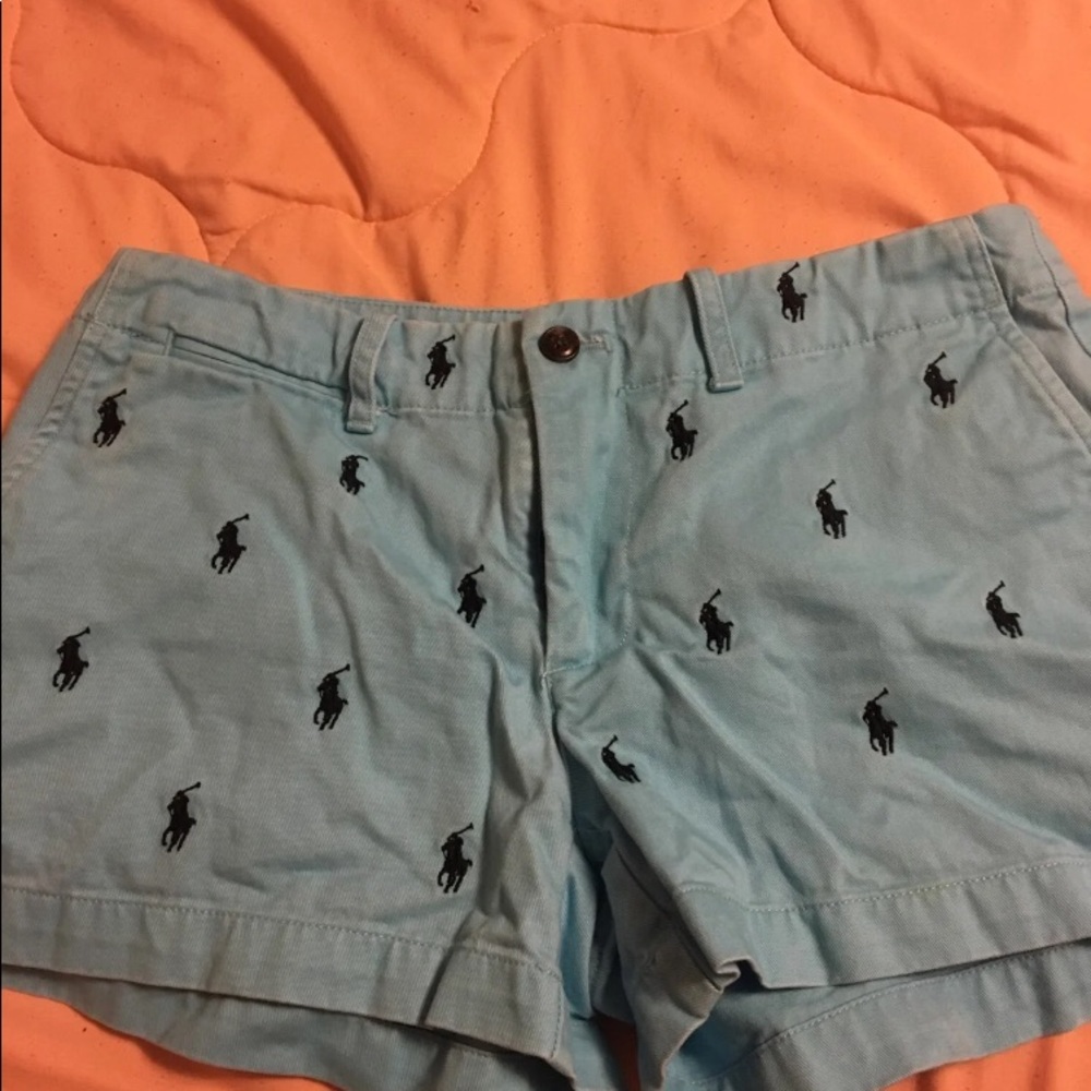 Light blue shorts